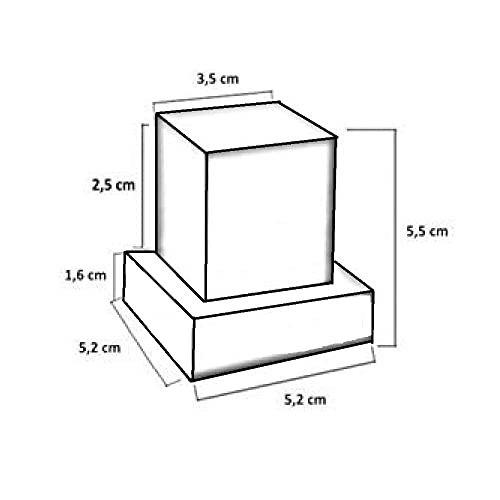 Acabamento Quadrado Registro Volante Metal Padrão Deca