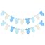white and blue