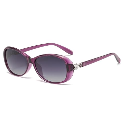 Lunettes de soleil polarisées anti-UV MUTYNE avec monture diamant