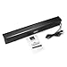USB Computer Speakers, EIVOTOR Wired Computer Sound Bar, Stereo USB Powered Mini Soundbar Speaker for PC Cellphone Tablets Desktop Laptop TV