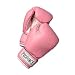 ProForce Leatherette Boxing Gloves with White Palm - Pink - 10 oz.