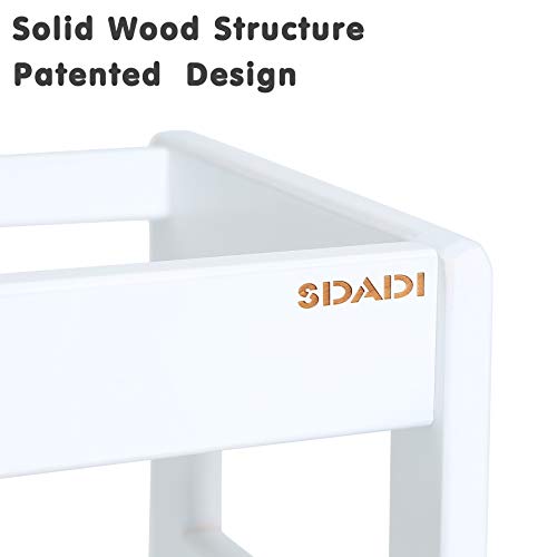 SDADI Adjustable Height Kitchen Step Stool,Kids Learning Stool,Mothers' Helper LT05W