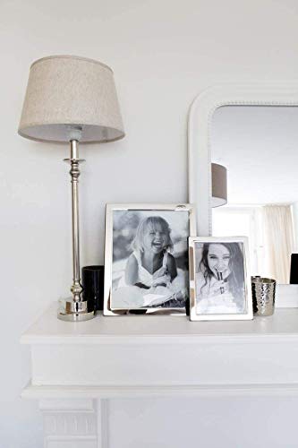 EDZARD Bilderrahmen Salerno für Foto DIN A4 (21 x 29,7 cm), edel versilbert, anlaufgeschützt, mit Samtrücken, inkl. 2… – Bild 4