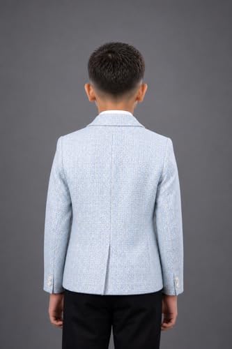 Image of SaintX Kids Boys Premium Blazer | Stretchable Structured Performance Grade Fabric | Fully Lined | Slim Fit | Formal & Casual Multi-Purpose Coat (1-14 Years KB02)