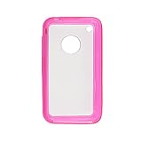 Ruilogod Rose Pink morbida Pla stic Side antiriflesso dura della copertura posteriore per 3G 3GS