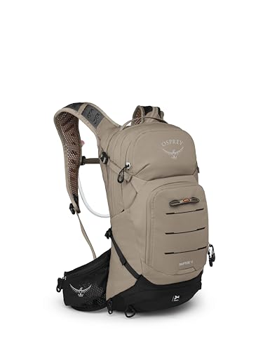 Osprey Raptor 14L Men's Mountain Biking Backpack with Hydraulics Reservoir, Pediment Grey