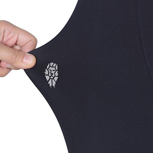 PIQIDIG Youth Boys Compression Pants 3/4 Basketball Tights Sports Capris Leggings3