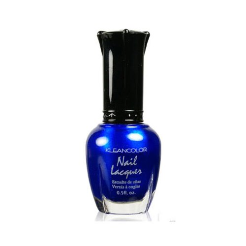 1 Kleancolor Nail Polish Lacquer #9 Cobalt Manicure + Free ZipBag Gift