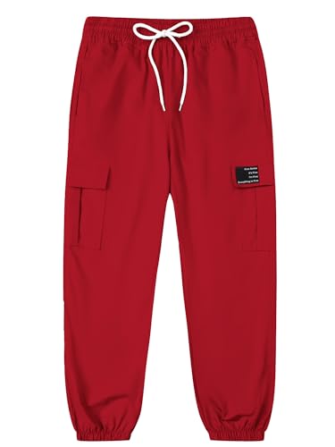 Image of SANGTREE Girls & Womens Drawstring Cargo Jogger Pants,3 Years - Women 3XL