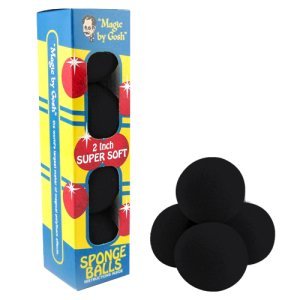 Magic By Gosh Goshman Super-Soft 2 '' Sfere Nere