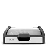 Aroma Housewares AHG-2620 Smokeless Indoor Use Electric, Compact and Portable Grill Grate and...
