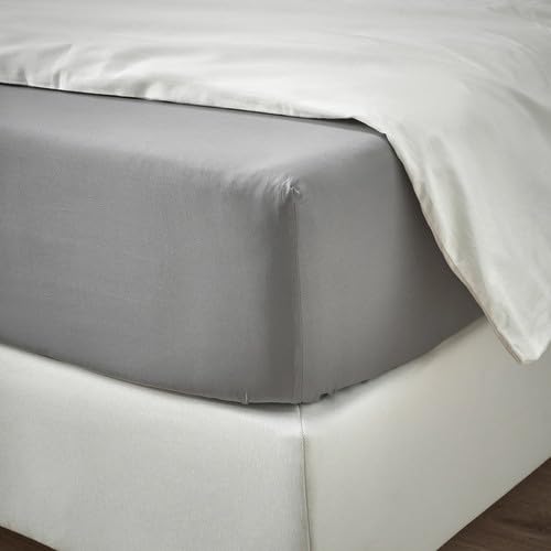 Amazon｜IKEA イケア ボックスシーツ グレー シングル 90x200cm