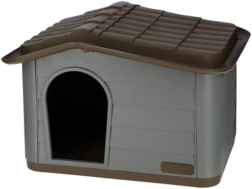 Kerbl Pet Paola Eco Cat House, Grey Green/Brown, 60 x 51 x 41 cm,...