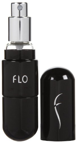 Flo Refillable Perfume Atomizer,Black