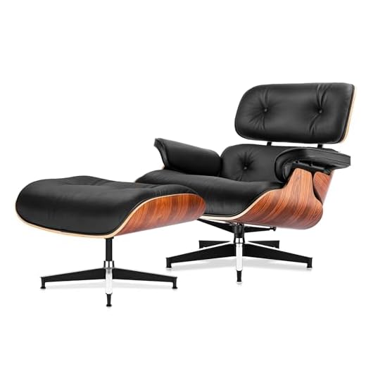 Elegant Mid Century Chaise Lounge Chair