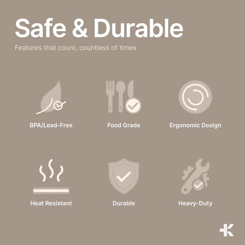 Bakken Disposable Cutlery Set 500 Pieces Spoons, Heavy Duty Plastic Silverware, BPA-Free Food-Grade Materials, Heat-Resistant, Reusable Utensils for Parties, Catering, BBQs, and Everyday Use, Clear