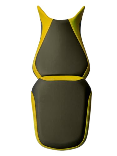 Image of Faux Leather TVS Raider SEAT COVER From (Yellow)