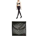 Einfarbige Strumpfhose mit Tasche im Mehrpack feinmaschig und laufmaschenfrei zur Hochzeit, Fasching, Ballett, im Büro oder zum Business; Diese Feinstrumpfhose im Multipack drücken nicht durch flache Naht an den Zehen; idealer Artikel in 80 Den für den Winter und Frühling sowie als Geschenkidee für Weihnachten und zum Geburtstag; Damenstrumpfhosen mit einer Strumpftasche im Set als Geschenkidee für Frauen, Mädchen und Teenager auch zur Kommunion oder Konfirmation