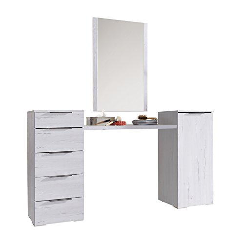 Wimex fresh to go Frisierschrank | In Weißeiche | 172 x 40 x 102 cm