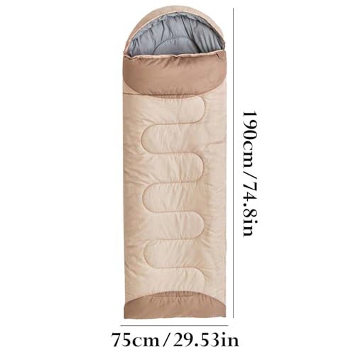 Sac de couchage de camping adulte avec sac de compression léger - 5
