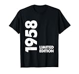 68 Compleanno Uomo Maglietta. 68° Compleanno 68 Uomo Anni Edizione Limitata 1958 Regalo Maglietta