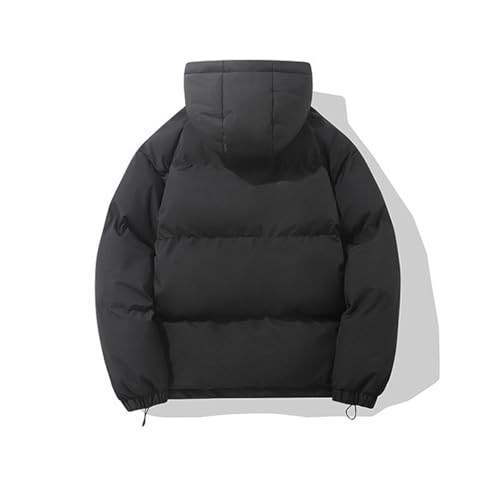 Coats for Women Uk Quilted Jackets for Women Hooded Puffer Down Winter Coat Ladies Padded Hoodie Top Plain Coats Lightweight Waterproof Jacket Womens Fleece Jackets Full Zip - Image 2