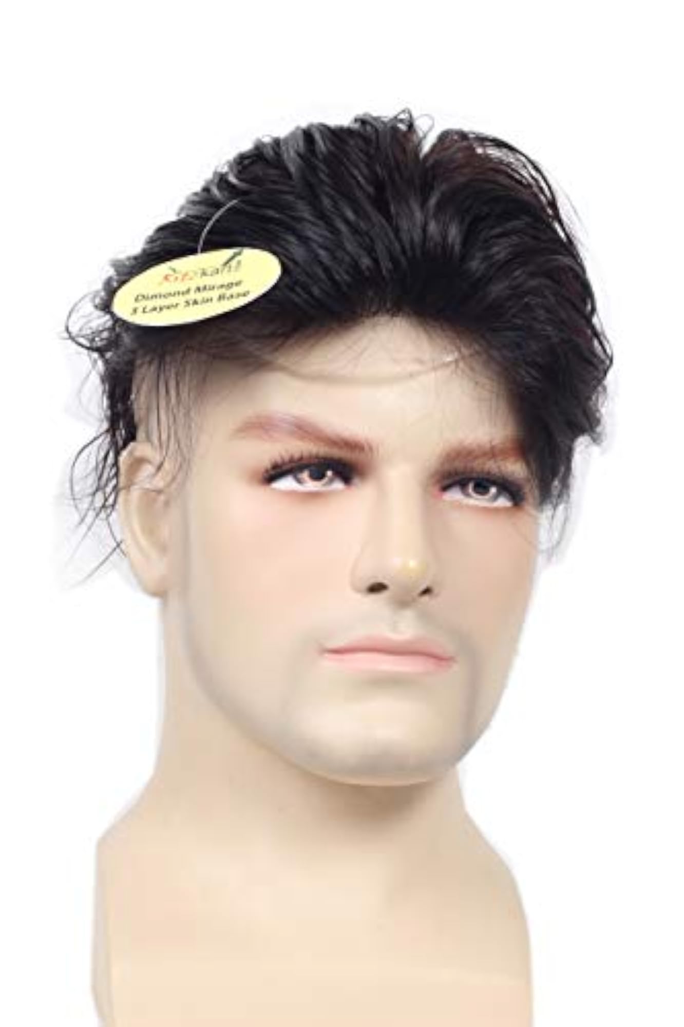 Natural Black Human Hair DIAMOND Mirage Patch for Men