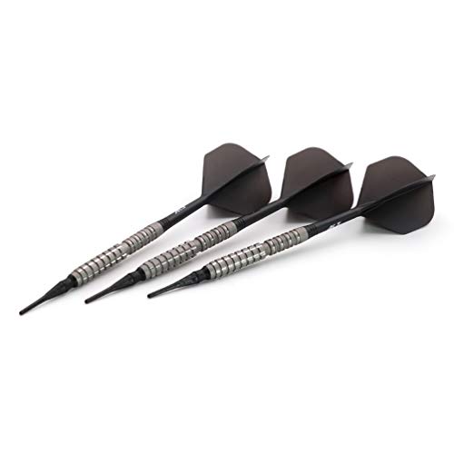 Cuesoul Dazzling Super Grip 20G Soft Tip 90% Tungsten Dart Set Frosted Surface With Rost Rost Integrated Dart Flights And Shafts #TOP2