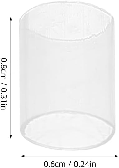 Cabilock Clear Pe Tube Pillow Filling Soft Elastic Hose Insert for Neck Support Stuffing for Sofa and Throw Pillows Crafts 0.31X0.23X0.23 Inch