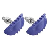 OSOLADY Reifensicherung Anti Rutsch Felgenschutz 2 Stück aus Kunststoff und Metall Installieren Blau Reifenwechsel Zubehör für Offroad Motorräder