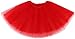 Simplicity Little Girl Dressup Fairy Costume Princess Tutus w/ Elastic Waist,Red