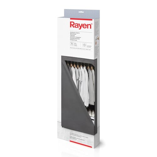 Miniatura 6 de Rayen Armario Y Ropero Armario Móvil Y Versátil Fácil Montaje Con Barra Para Colgar Y 4 Bolsillos Laterales Apertura Con Cremallera Gran Capacidad De Almacenaje 79 X 54 X 155 Cm