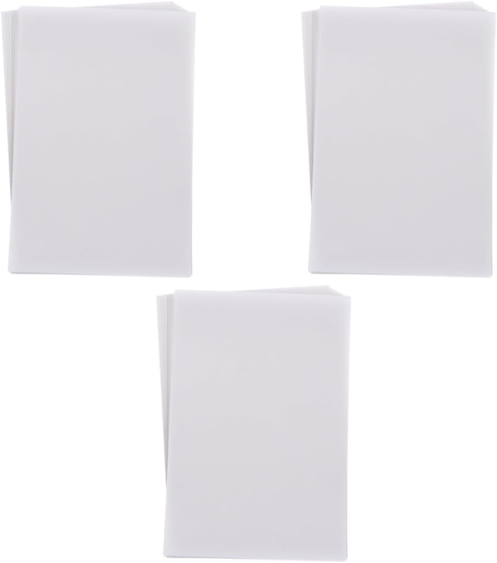 WESIEVYA 150 Sheets White Tracing Paper Translucent Sketching and Transfer Paper for Artists and Designers 15x10cm Engineering Drawing for Craft and Drafting