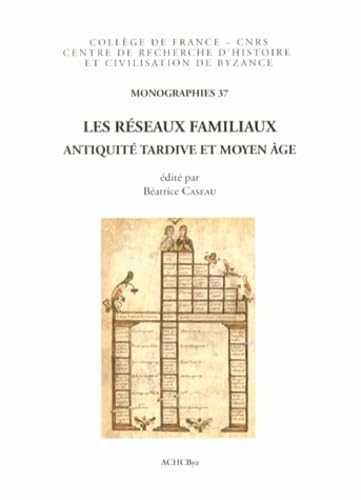 Les Reseaux Familiaux: Antiquite Tardive Et Moyen Age (Monographies Du Centre de Recherche D'Histoire Et Civilisati) (French Edition)