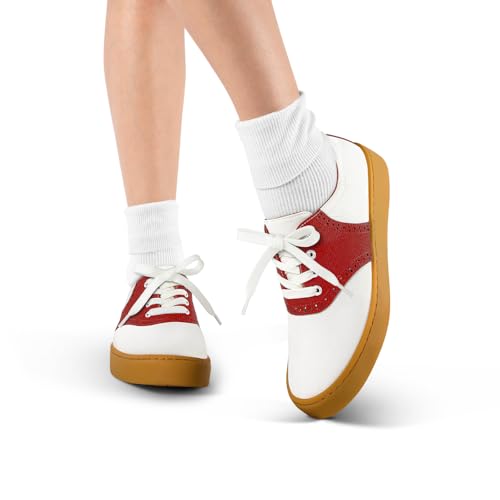 Image of Hot Chocolate Design All-Day Women's Lace-Up Sneakers | Canvas Upper, Cushioned Footbed with Arch Support, Flexible Rubber Outsole, Vegan Construction, Casual Everyday Sneakers
