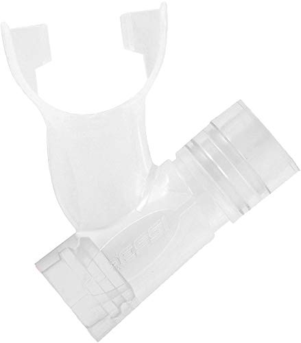CRESSI Snorkel Mouthpiece Clear Top - Mundstück Original Ersatzteil für Schnorchelschläuche, Transparent, Einheitsgröße, Unisex