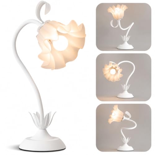 Image of WERFOP Flower Table Lamp Cute Desk Lamp for Bedroom Home Decor