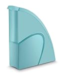 Joli porte-revues au design original, contraste avec revêtement mat et brillant.