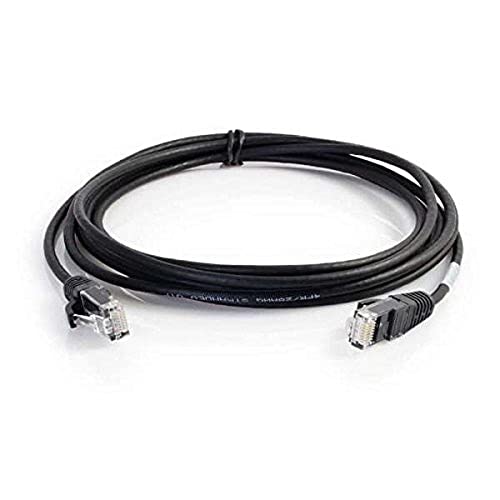Legrand - C2G Cat6 Slim Ethernet Cable, Snagless Unshielded Cat6a Patch Cable, Black Slim Network Patch Cable, 6 Foot Snagless UTP Ethernet Cable, 1 Count, C2G 01105