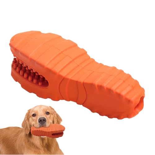 Generico Giocattolo da Masticare a Spazzolino per Cani - Interattivo Con Squittio | Giocattolo per Masticazione a Spazzolino,per Cani di Taglia Piccola Media Grande e Masticatori Aggressivi