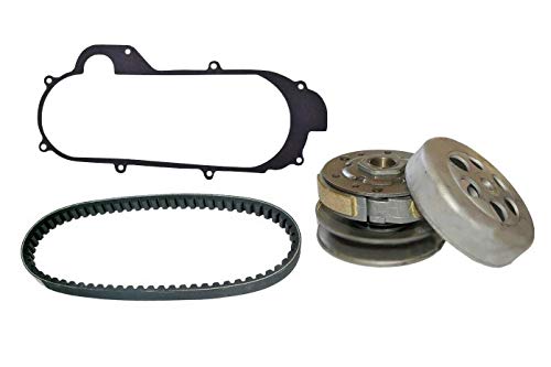 UNTIMERO Embrayage Complet Cloche KIT Set Compatible with YAMASAKI YM50QT-N2 50 4T à2017 Cover