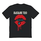 2Bhip Alkaline Trio Punk Rock Band T Shirt - Black Graphic Tee Black 2X