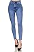 Produktbild Elara Super High Waist Damen Hose Chunkyrayan EL12D2 Blau 48 (4XL)