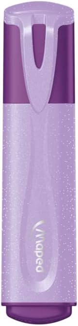 Maped Fluo Peps Glitter Highlighters in Pastel Colors x4 (742046)