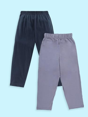 Image of KiddoPanti Boys Solid Pyjama Pant | 100% Soft Cotton Single Jersey | Comfortable Fit with Elastic Waistband & Single Front Pocket | Kids Track Pant