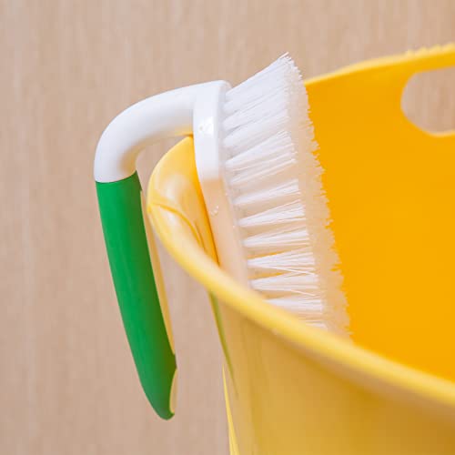 Amazer Scrub Brush Comfort Grip & Flexible Stiff Bristles Heavy Duty For Bathroom Shower Sink Carpet Floor - Pack Of 2 (Green+Green) #TOP5