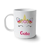  Taza plástico infantil personalizada UNICORNIO. Jarrita para el agua cole y guardería. Ideal para la vuelta al cole o regalos de cumpleaños.
