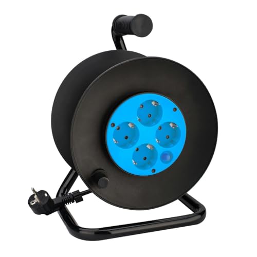 Alargador enrollable 50 metros 3x1.5mm Alfa 13433 soluciona cortes de luz 2