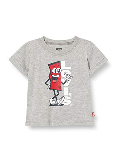 Levi's Kids Lvb S/S Graphic Tee T-shirt Bébé garçon Gris 12 mois