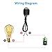Linkstyle 10Pcs Momentary Push Button Switch, Surface Mount ON/Off Mini Horn Buttons Switch, for 12v 24v Car Horn, Industrial Control